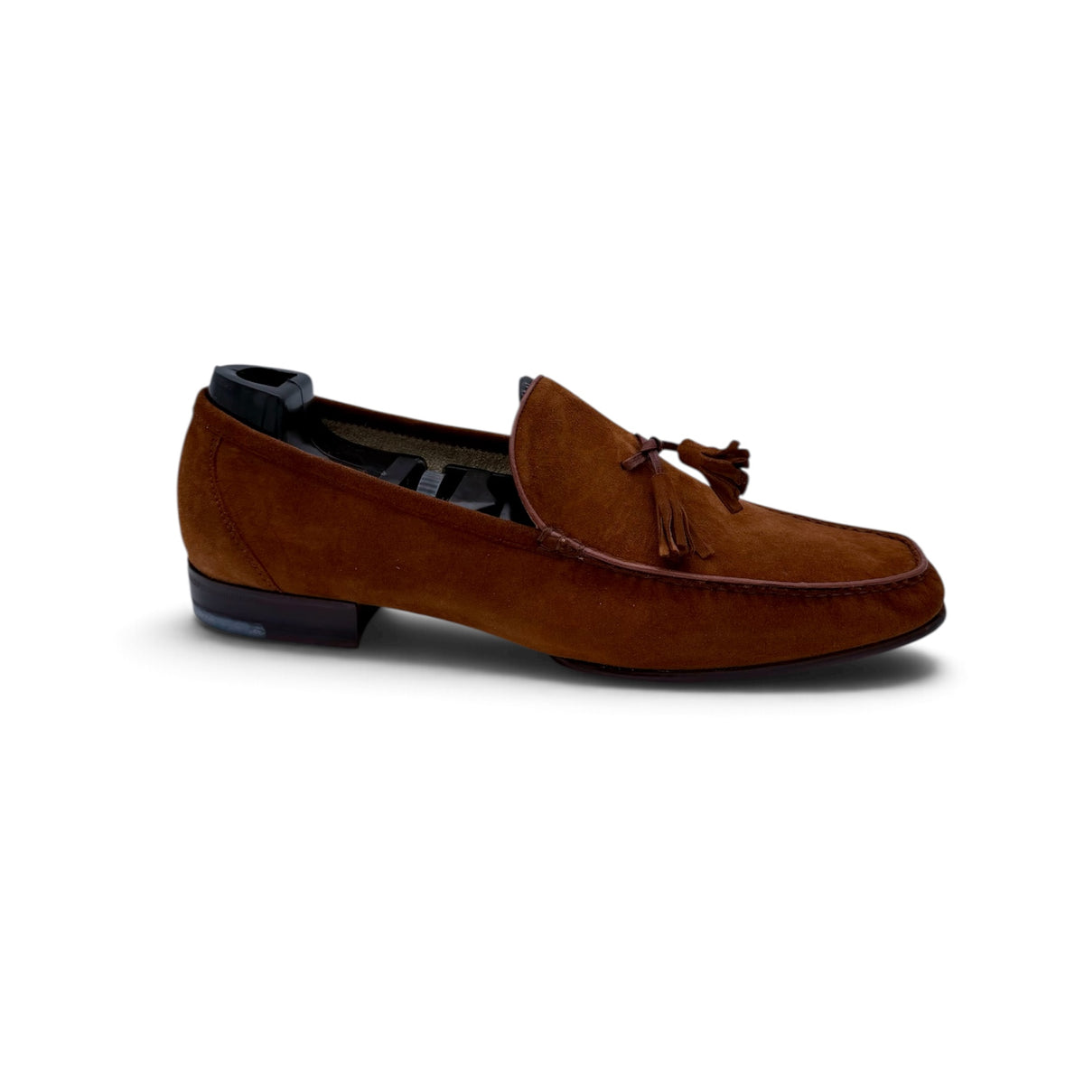 Mocassin Roberto Celk à pompon en suede marron
