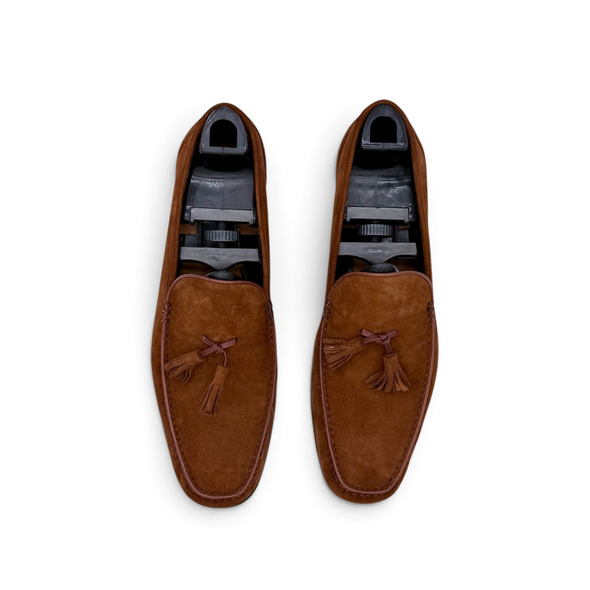 Mocassin Roberto Celk à pompon en suede marron