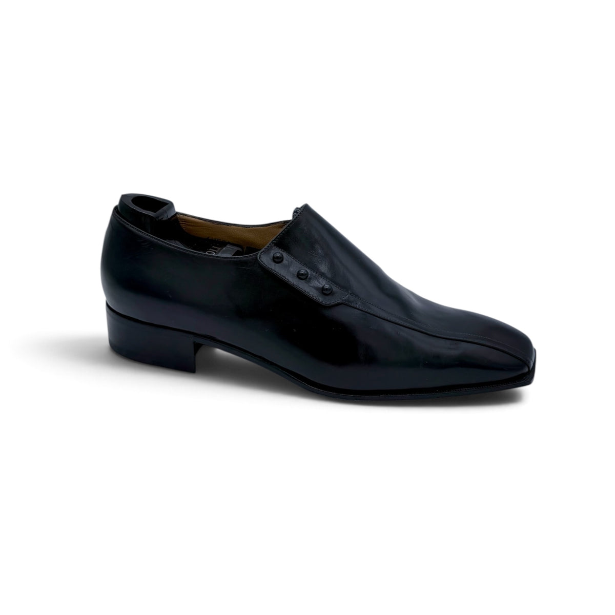 Mocassin Artioli en cuir noir
