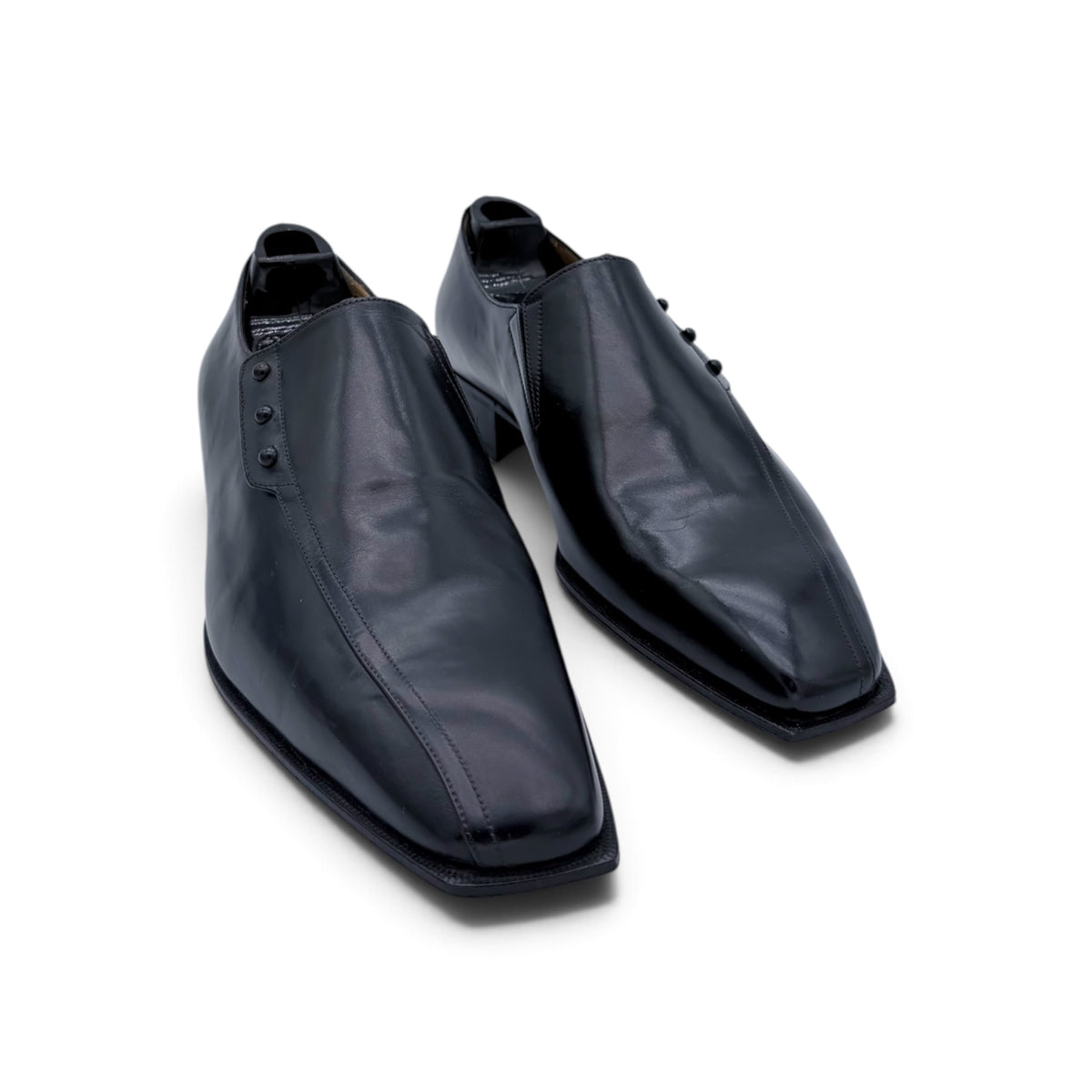 Mocassin Artioli en cuir noir