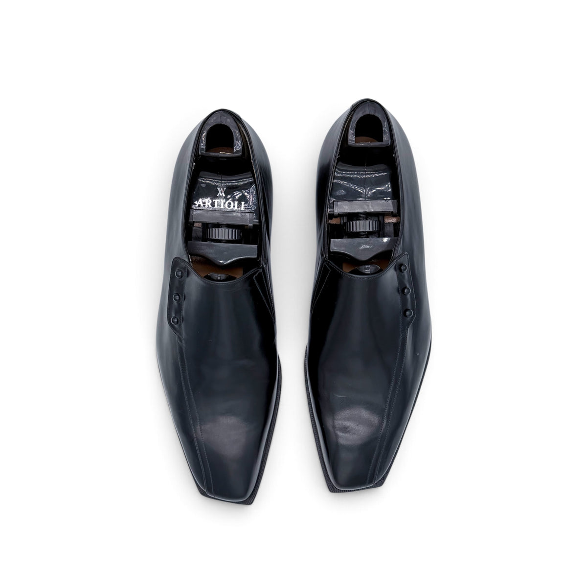 Mocassin Artioli en cuir noir