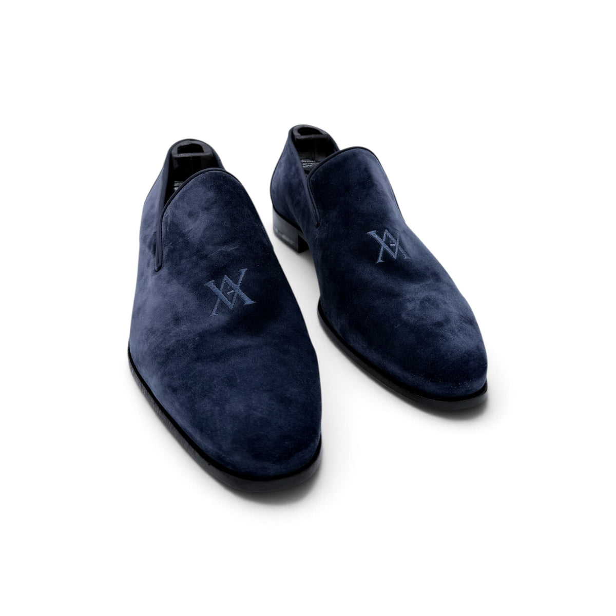 Mocassin Artioli en suede bleu