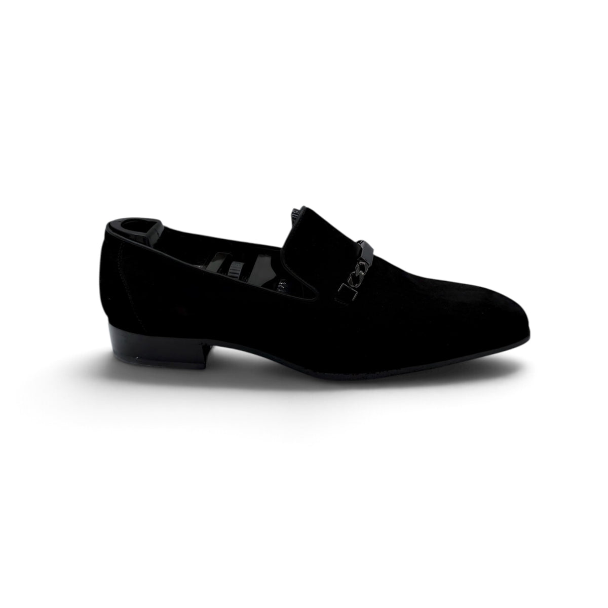 Mocassin Artioli avec étrier en suede noir