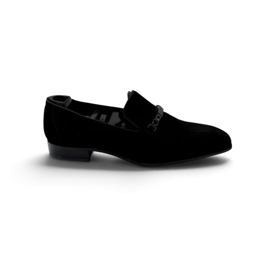 Mocassin Artioli avec étrier en suede noir