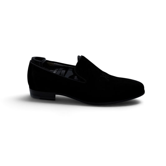 Mocassin Artioli en suede noir
