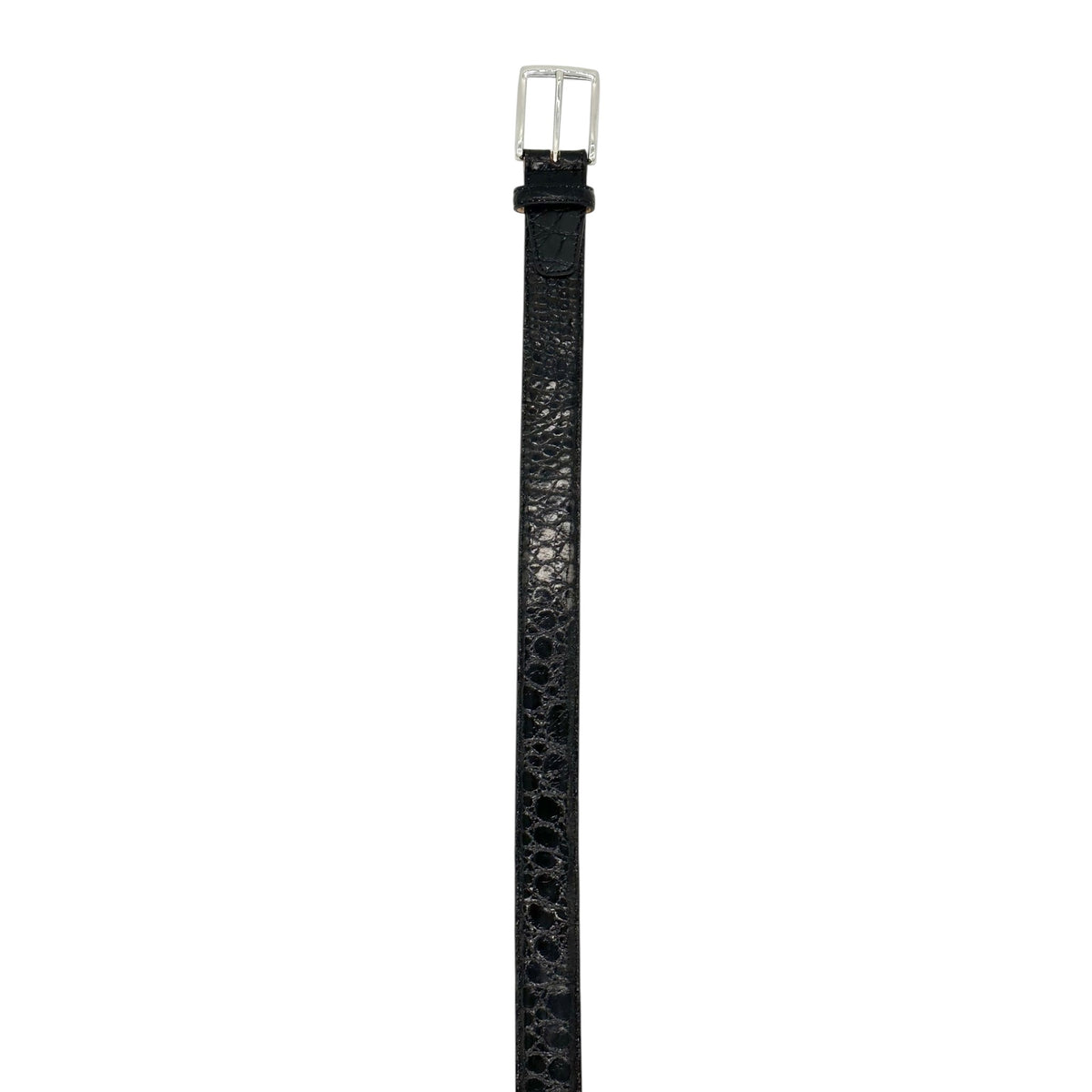 Ceinture Roberto Celk en crocodile noir