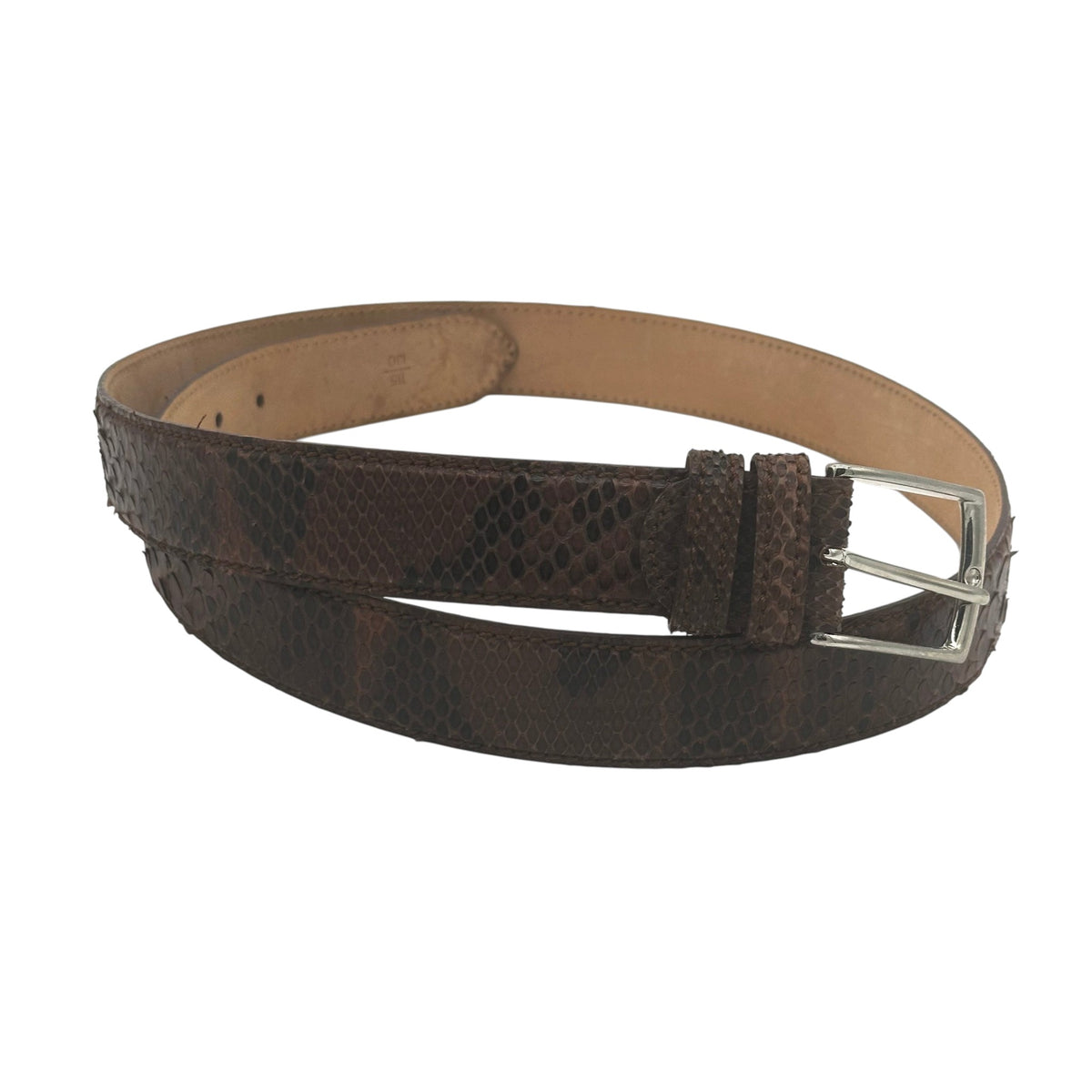 Ceinture Roberto Celk en python marron