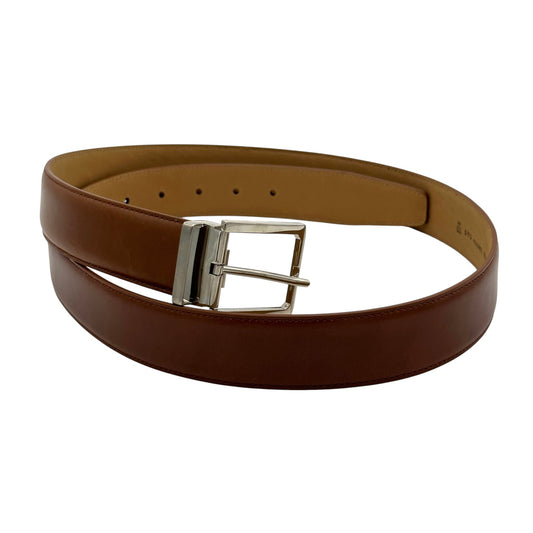 Ceinture Roberto Celk en cuir marron clair