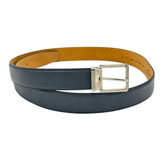 Ceinture Roberto Celk en cuir gris clair