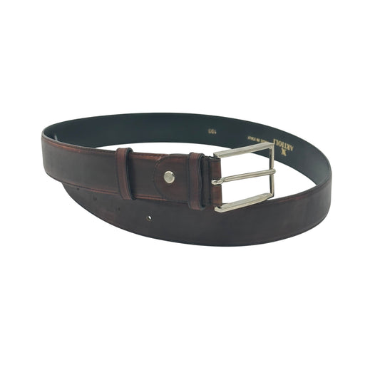 Ceinture Artioli en cuir bordeaux