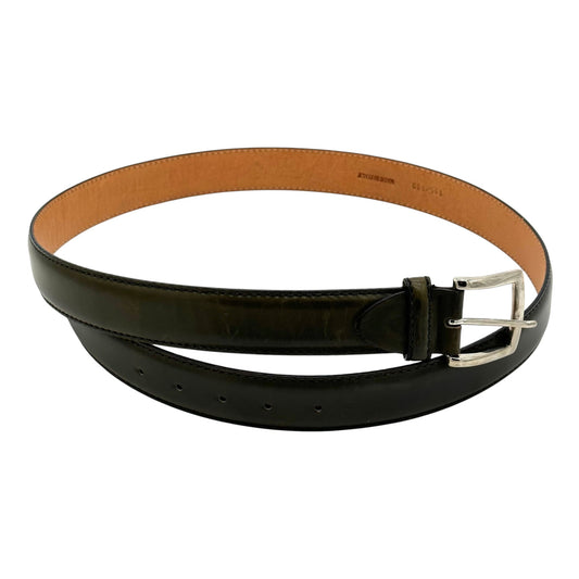 Ceinture Roberto Celk en cuir vert foncé