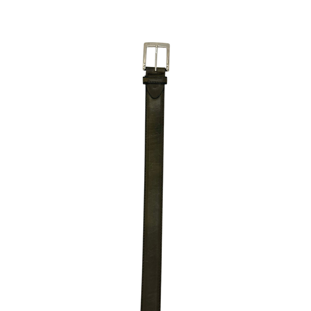Ceinture Roberto Celk en cuir vert foncé