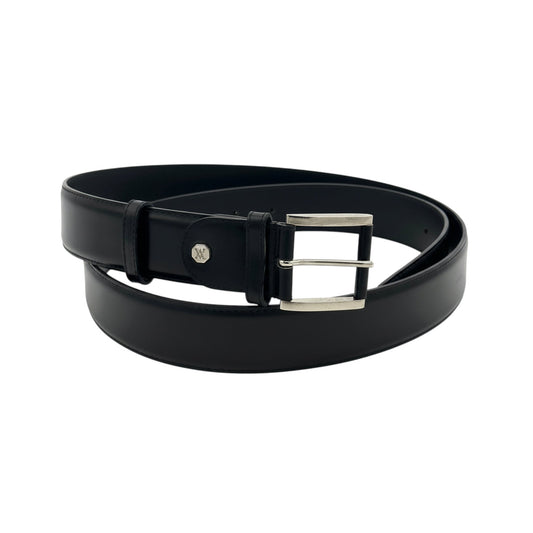 Ceinture Artioli en cuir noir