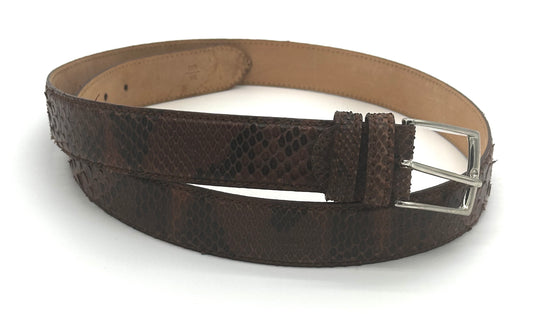 Ceinture Roberto Celk en python marron