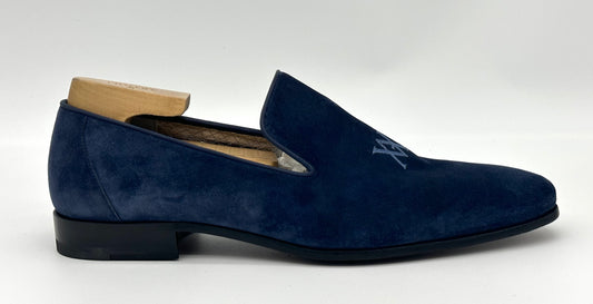 Mocassin Artioli en Daim bleu
