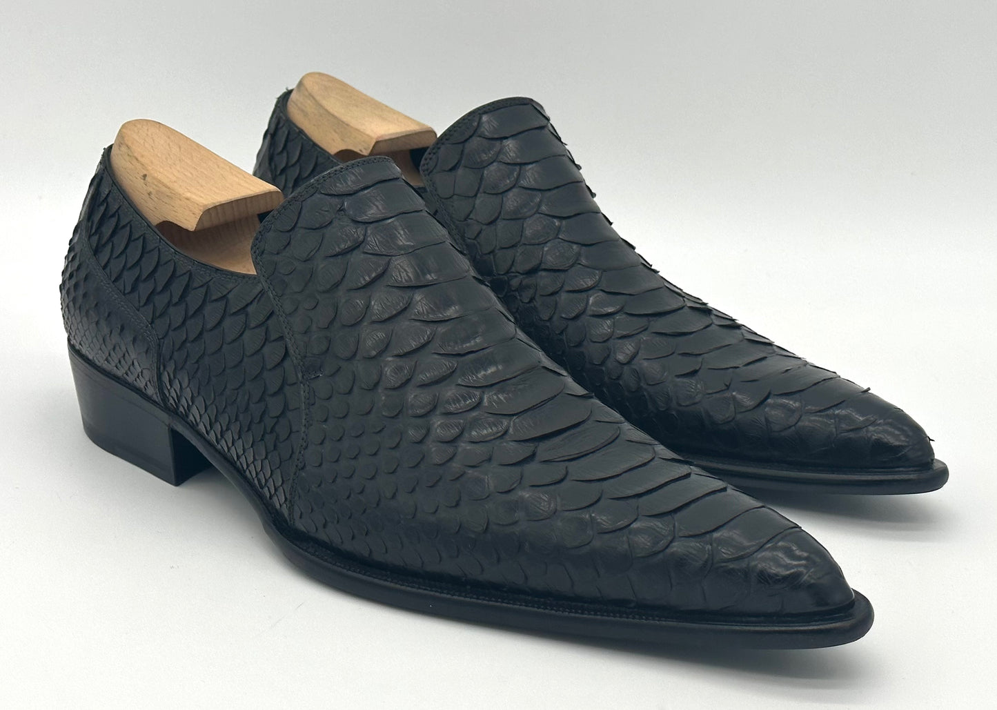 Mocassin Roberto Celk en python noir