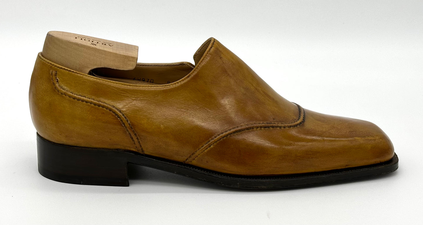 Mocassin Artioli en cuir gold