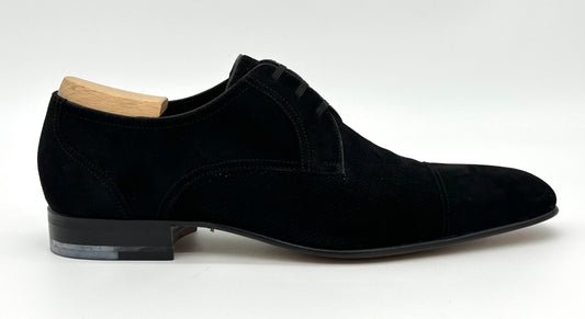 Derby Roberto Celk en suede noir