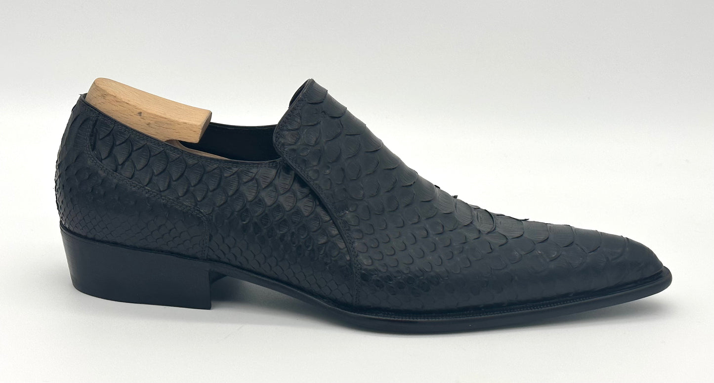 Mocassin Roberto Celk en python noir