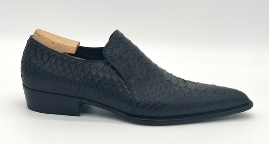 Mocassin Roberto Celk en python noir