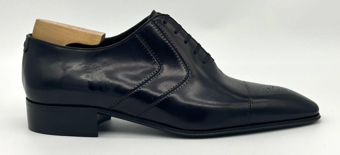 Richelieu Artioli en cuir noir