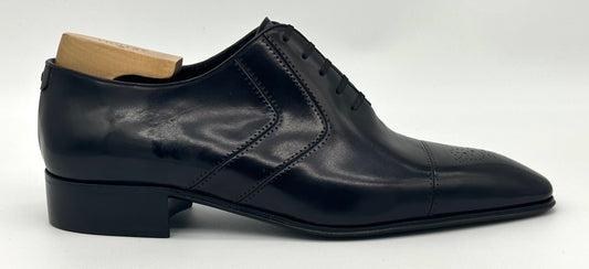 Richelieu Artioli en cuir noir