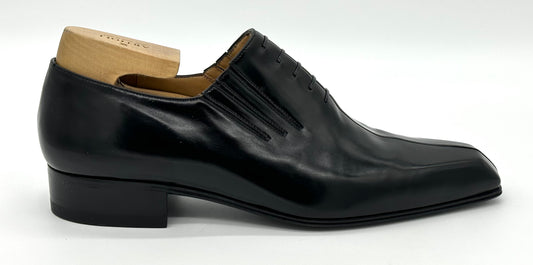 Richelieu Artioli en cuir noir