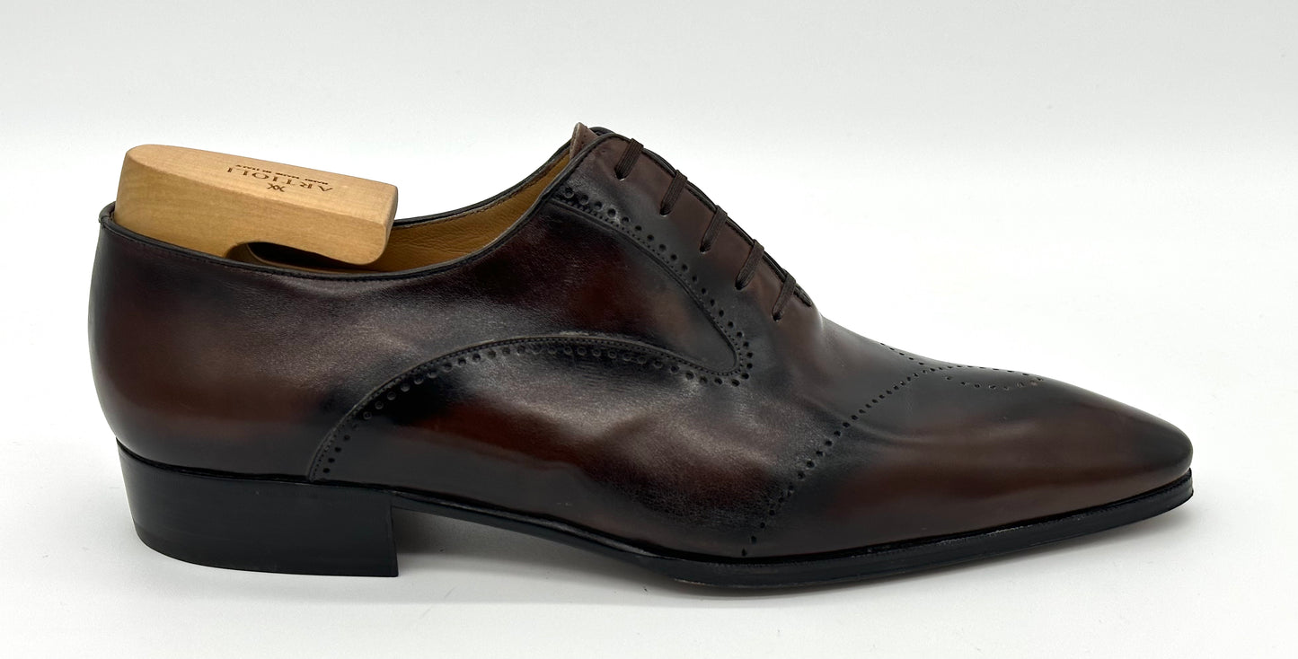 Richelieu Artioli en cuir marron