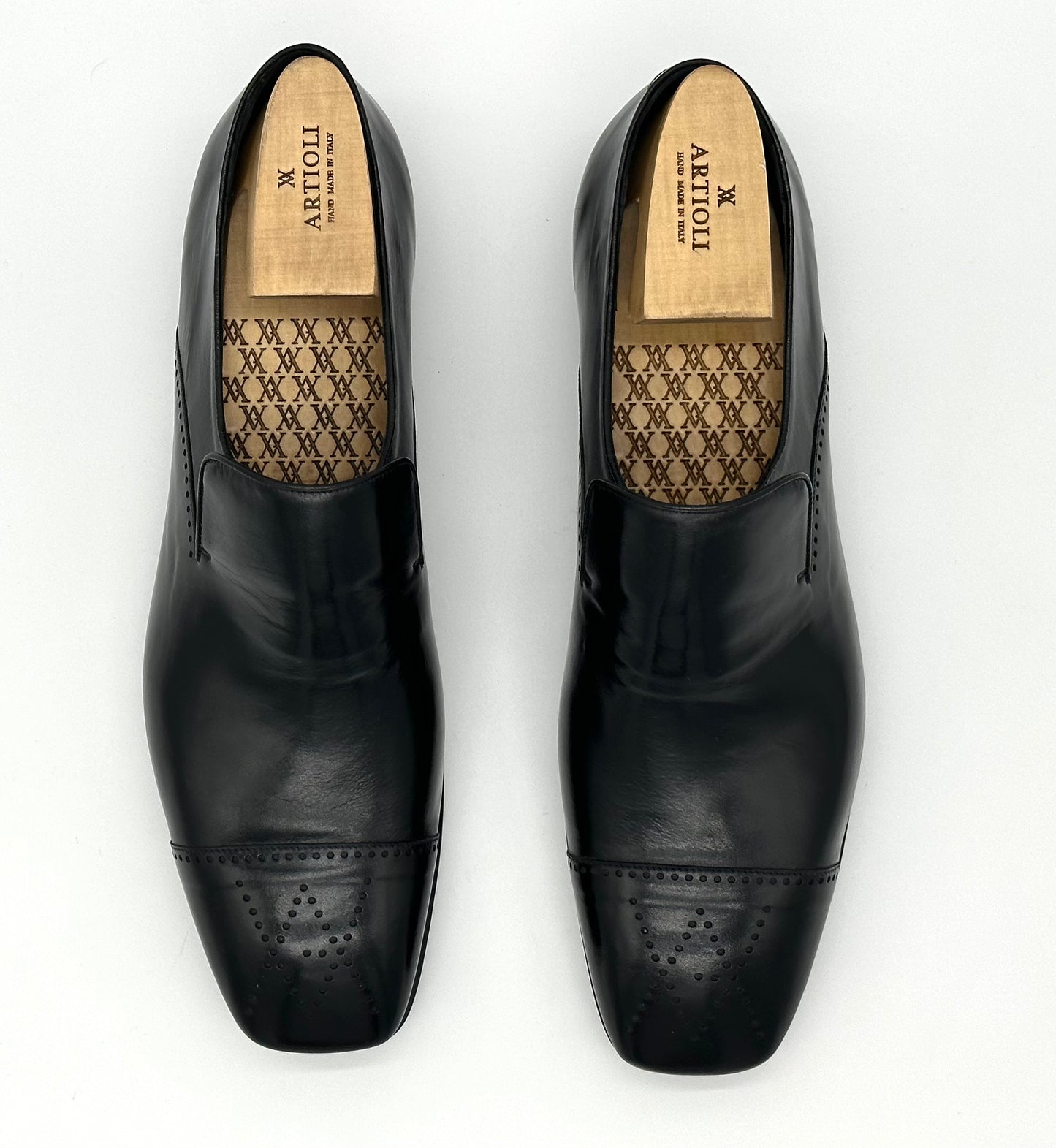 Mocassin souple Artioli en kangourou noir