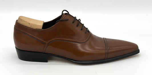Richelieu Roberto Celk en cuir marron