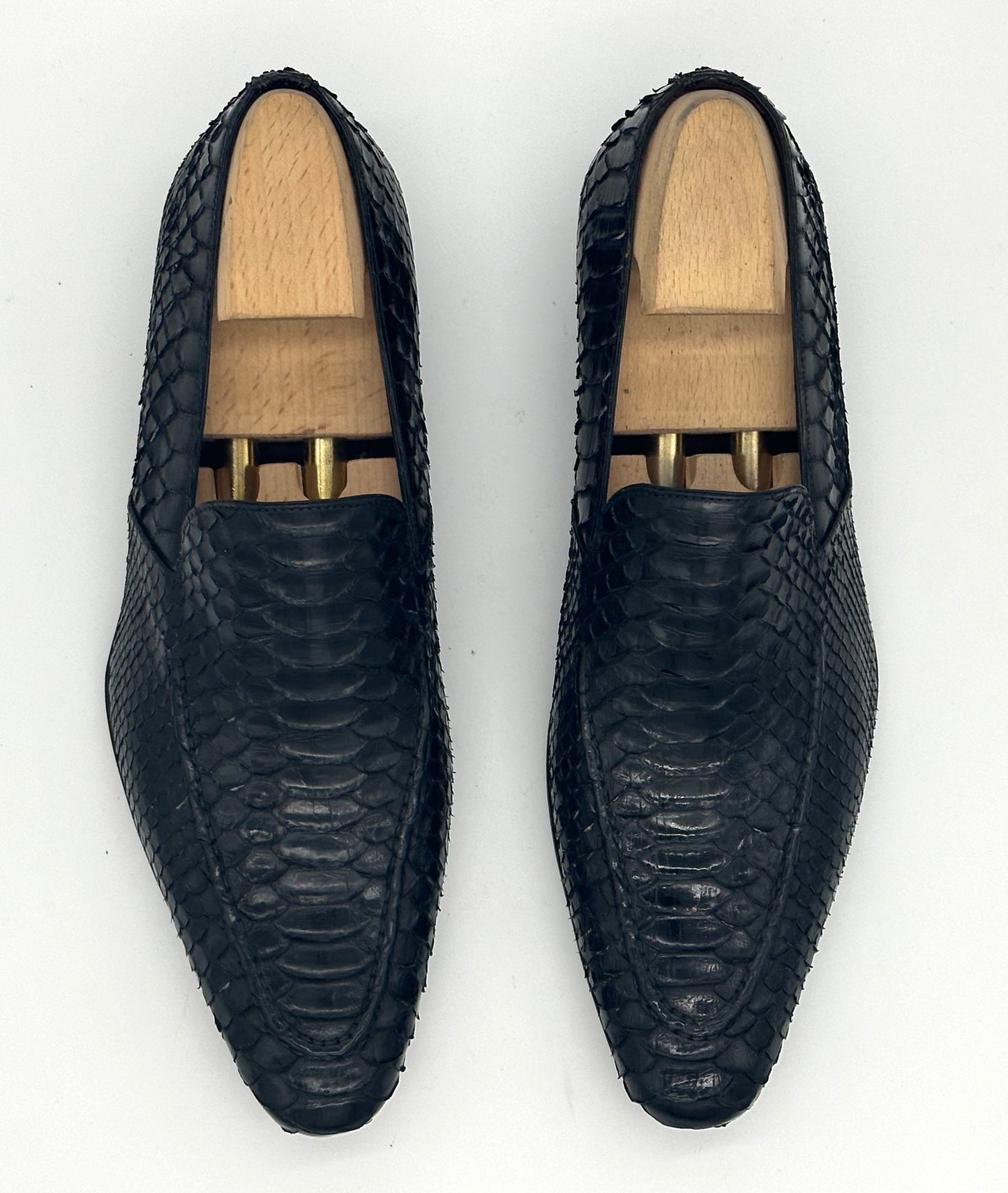 Mocassin Roberto Celk en python noir