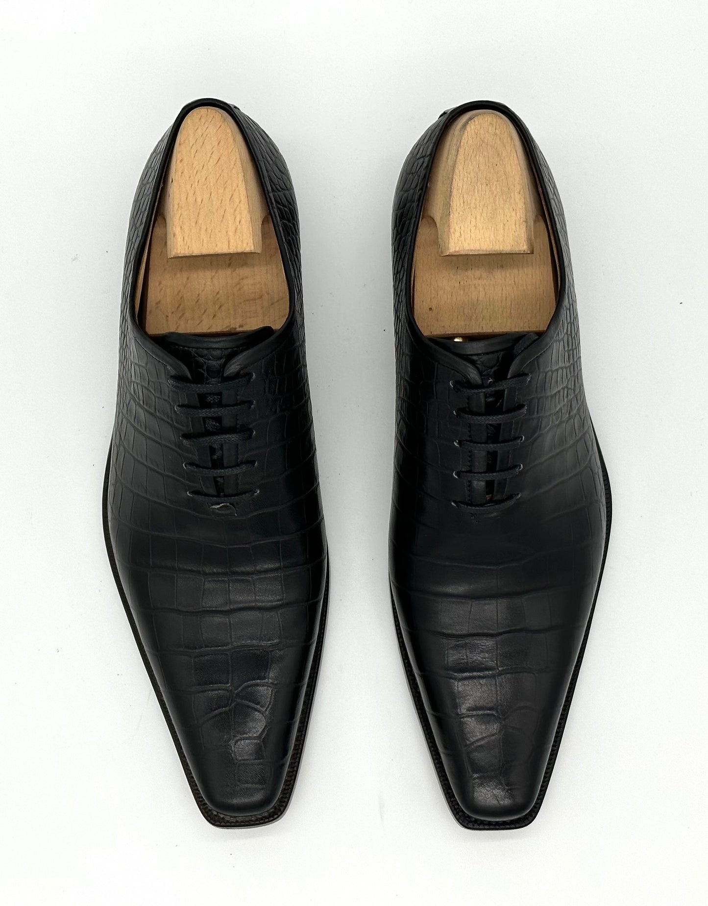 Richelieu Roberto Celk en stampa crocodile noir