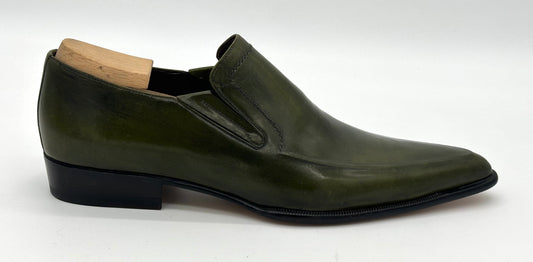 Mocassin Roberto Celk en cuir vert