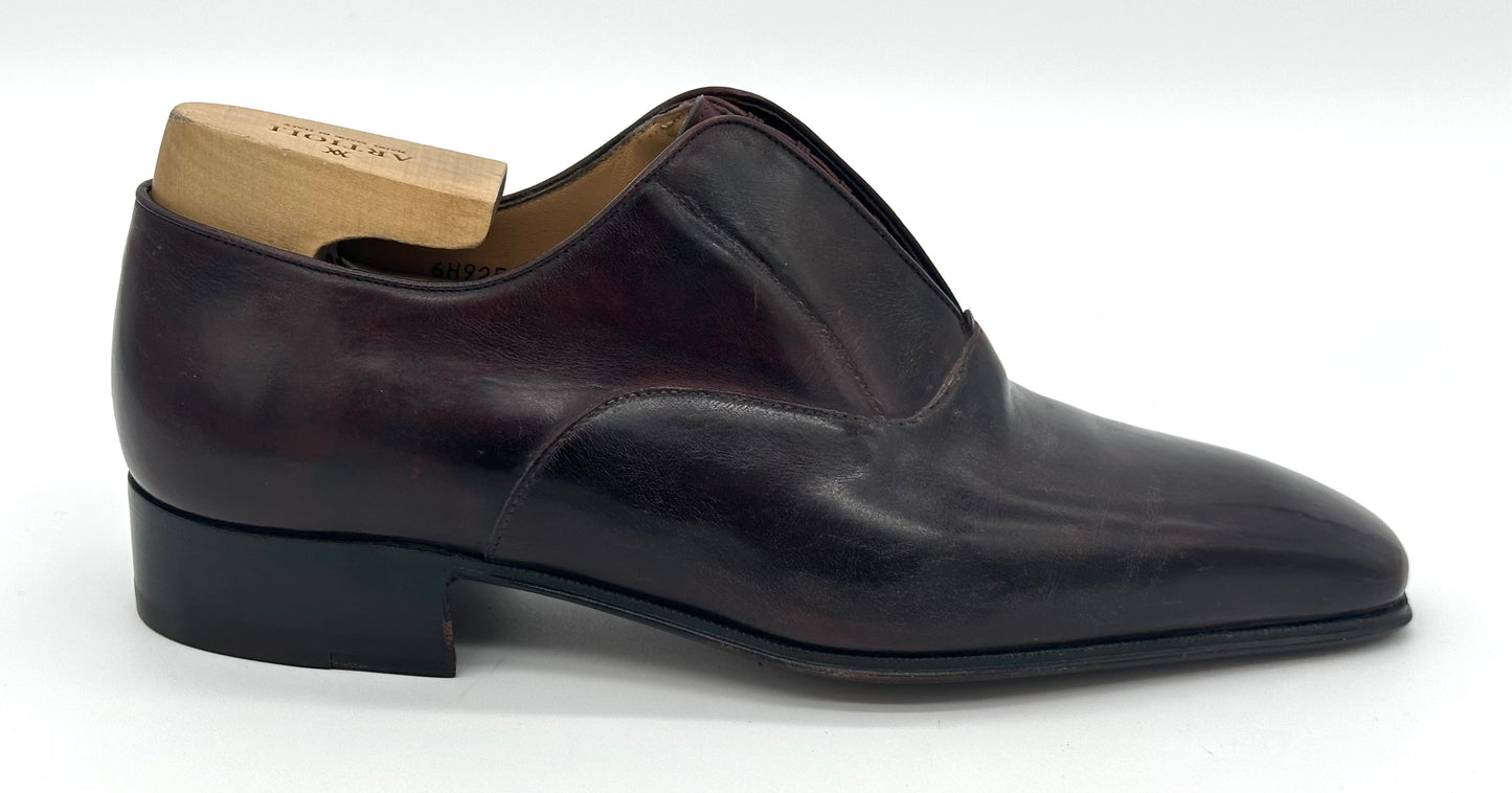 Mocassin Artioli en cuir bordeaux