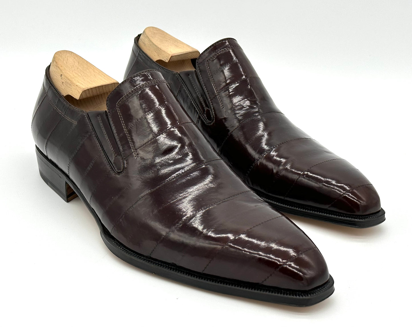 Mocassin Roberto Celk en anguille marron