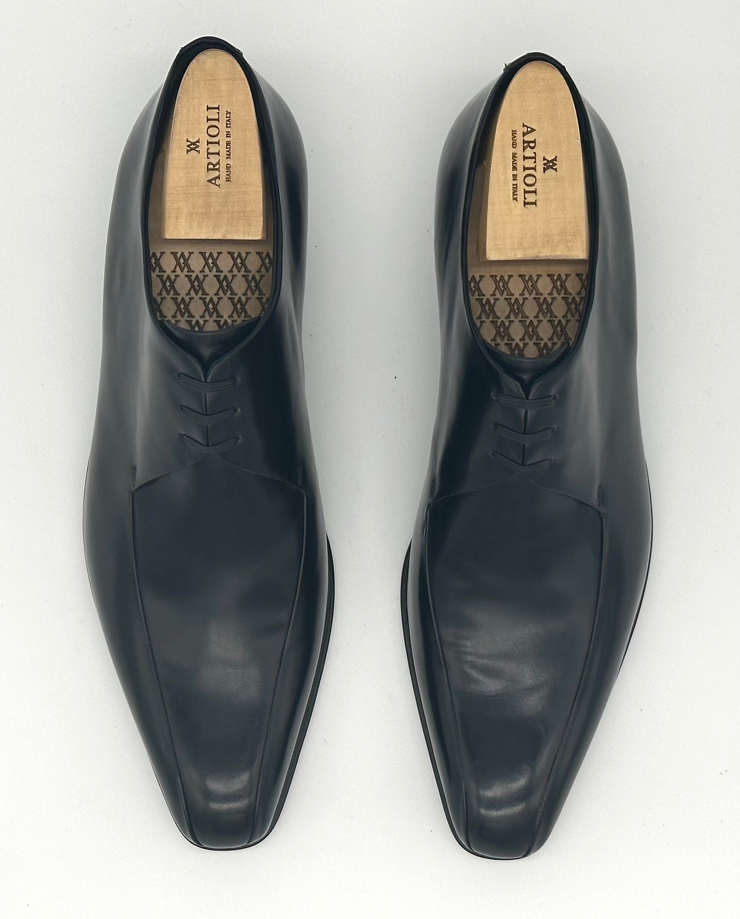 Derby Artioli en cuir noir