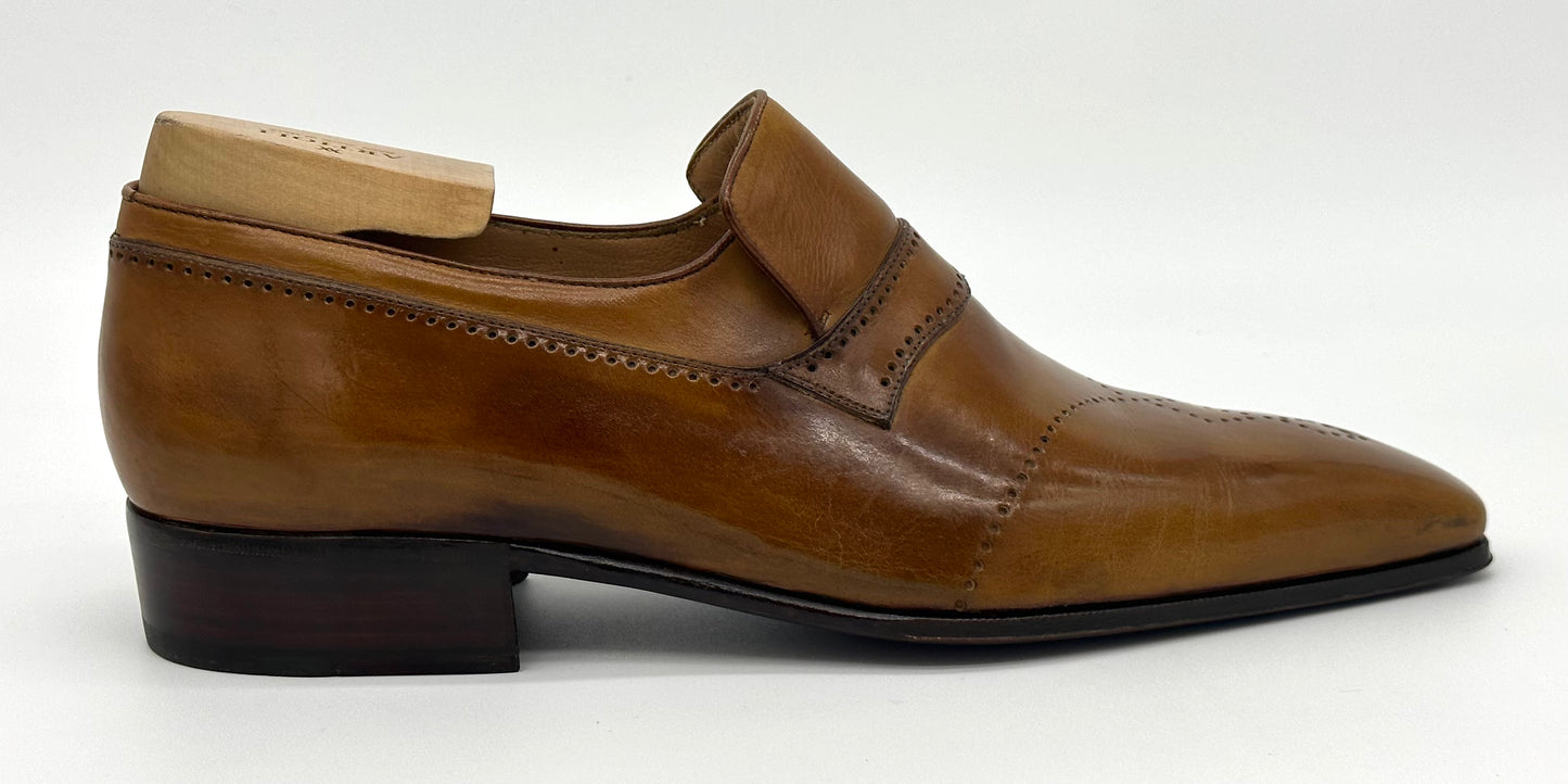 Mocassin Artioli en cuir marron