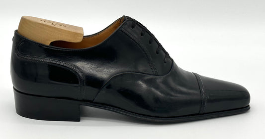 Richelieu Artioli en cuir noir