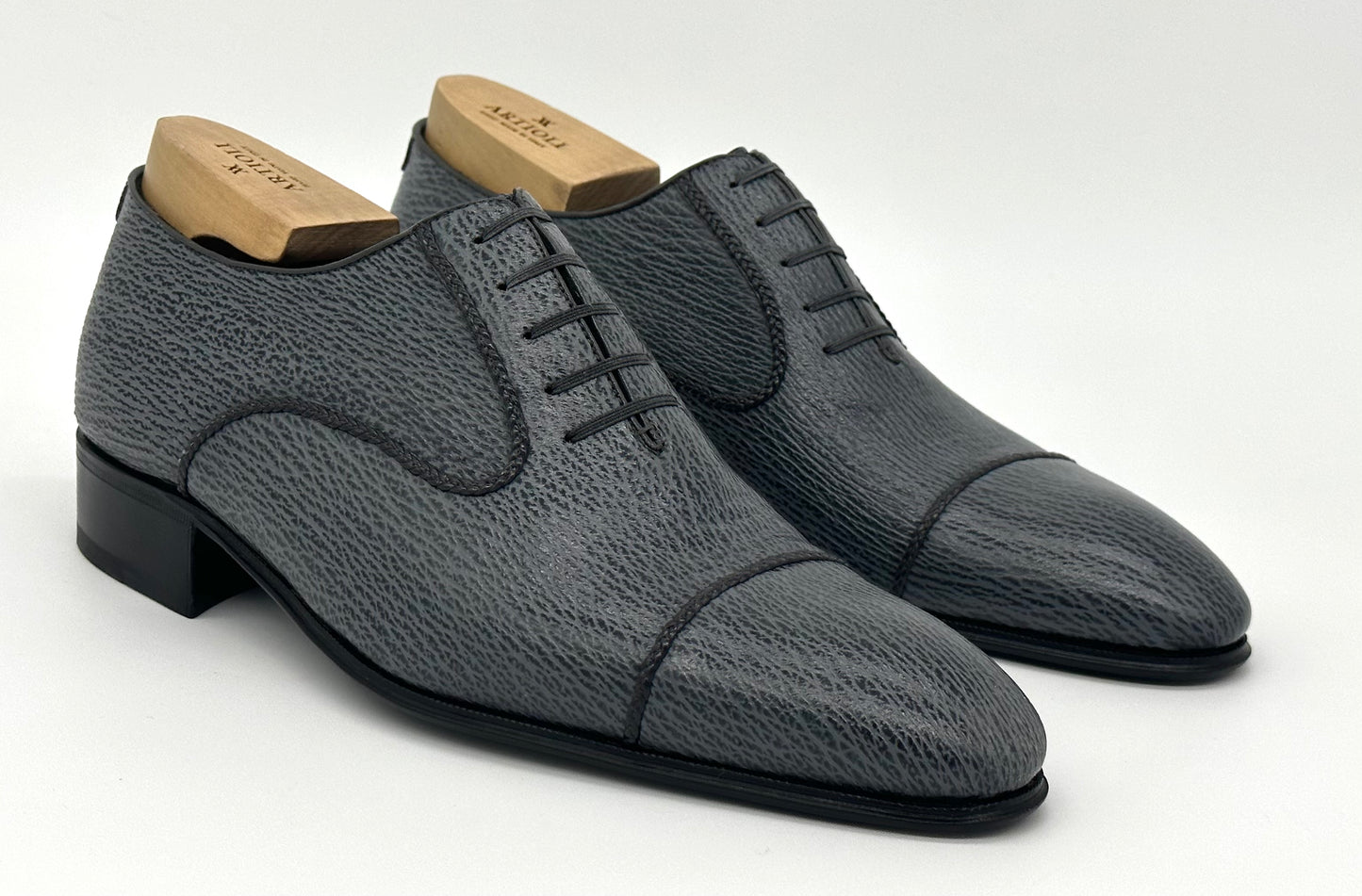 Richelieu Artioli en requin gris