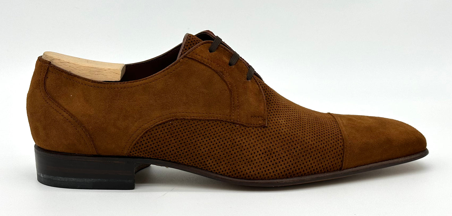 Derby Roberto Celk en suede marron