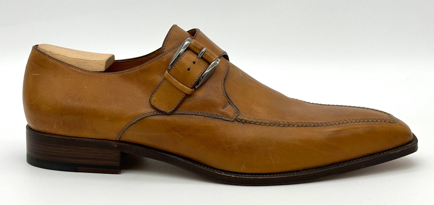 Soulier à boucle Speroni en cuir marron