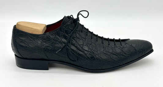 Derby Roberto Celk en crocodile noir