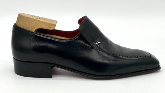 Mocassin Artioli en cuir noir