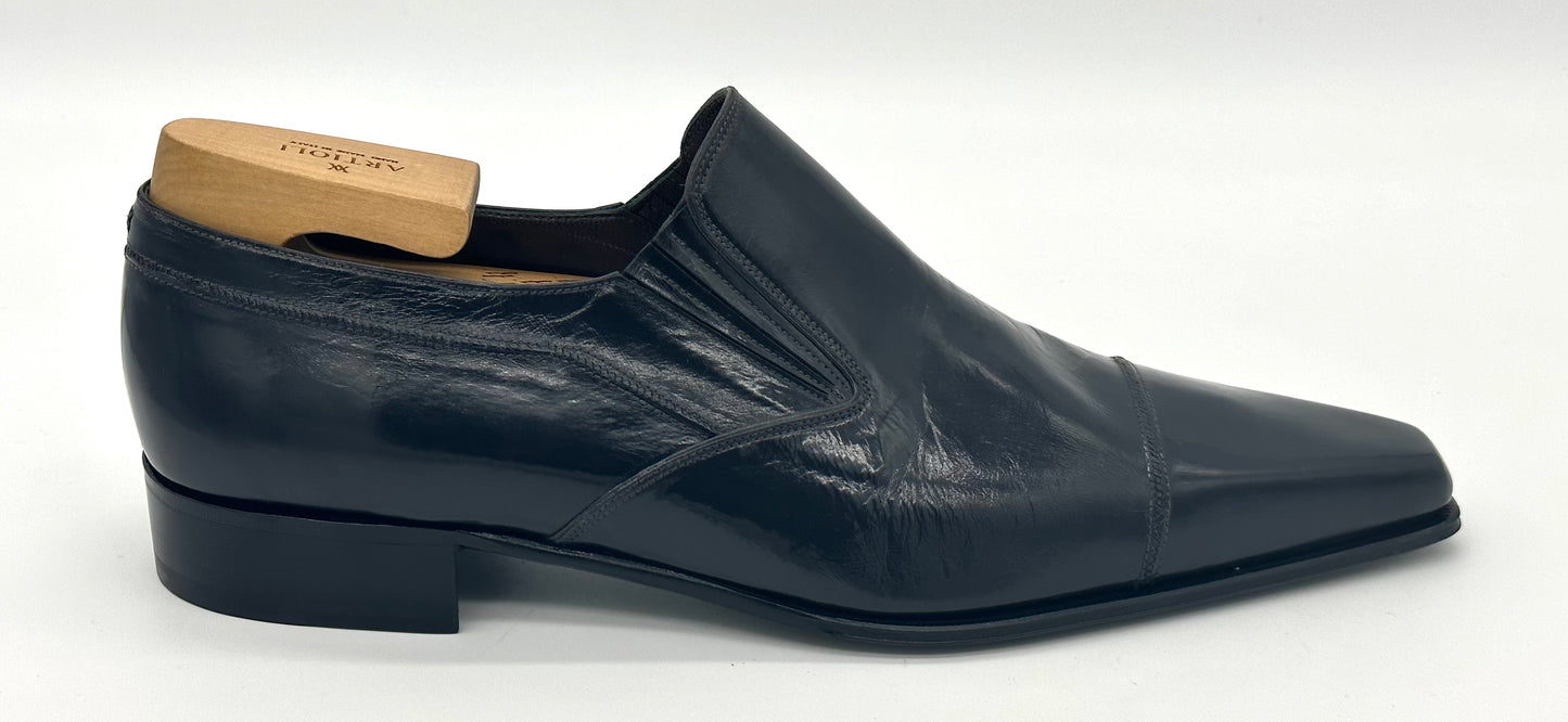 Mocassin Artioli en cuir gris