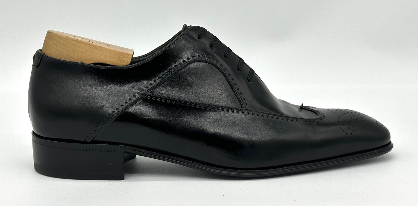 Richelieu Artioli en cuir noir