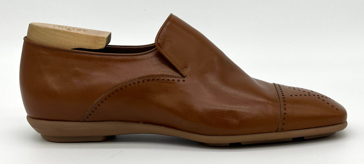 Mocassin souple Artioli en kangourou marron