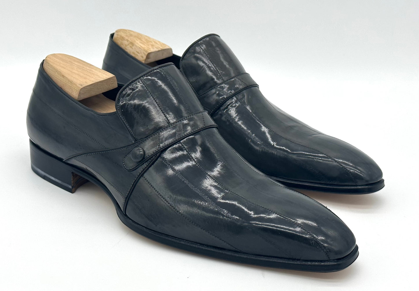 Mocassin Roberto Celk en anguille grise