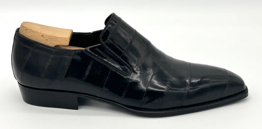 Mocassin Roberto Celk en anguille noir