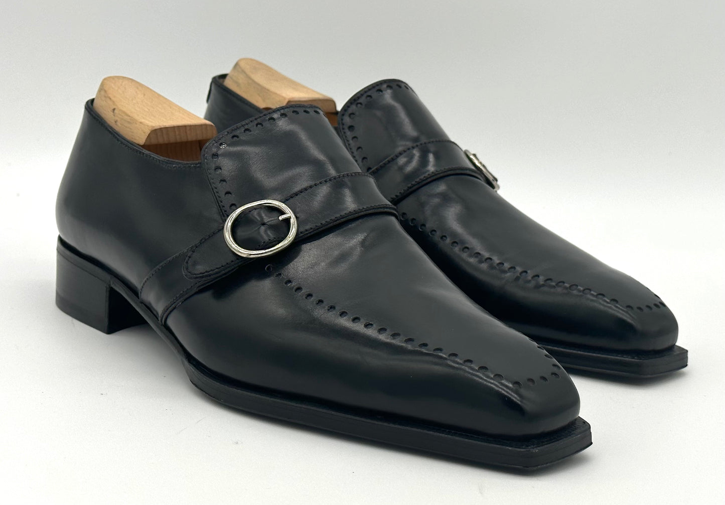 Soulier Roberto celk en cuir box noir