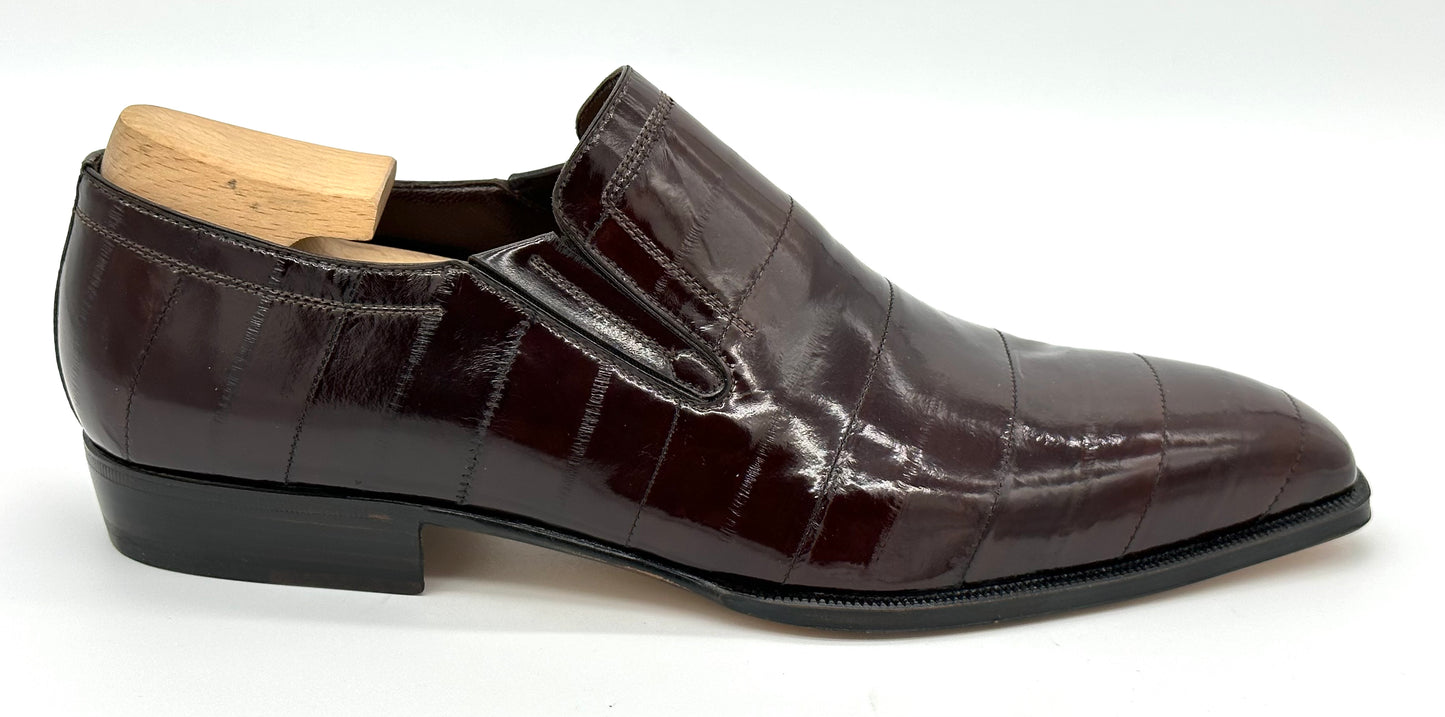 Mocassin Roberto Celk en anguille marron